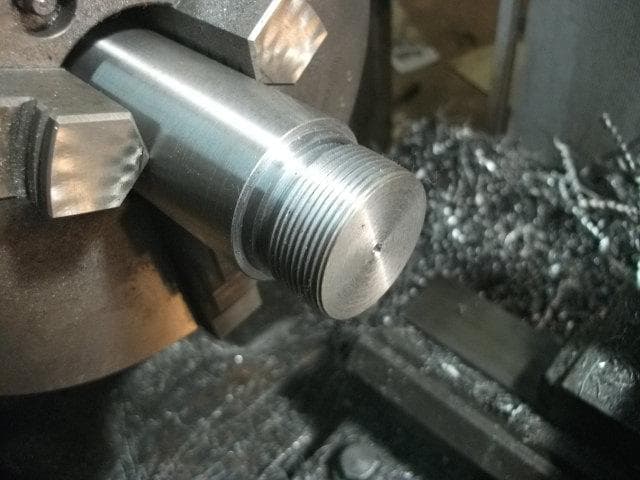 H/D用41ΦフォークジョイントM35P1.5　100ミリ延長メッキ仕上送料無料