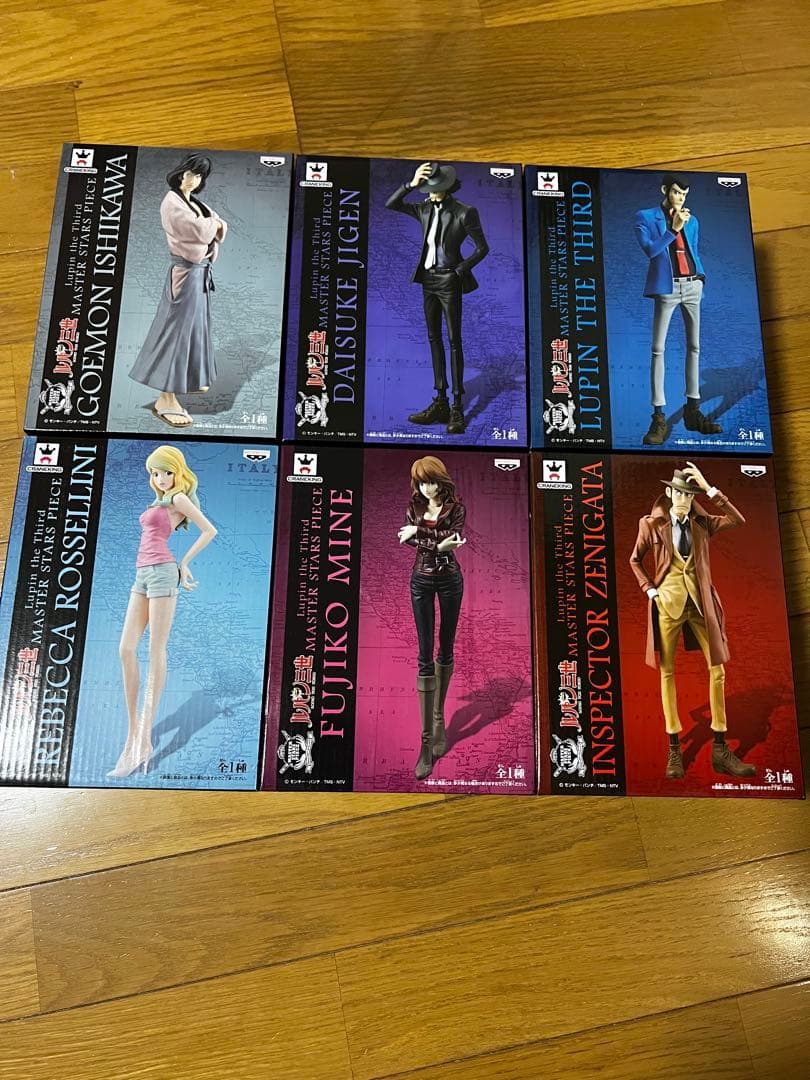 ルパン三世　MASTER STARS PIECE 6点セット　未使用品