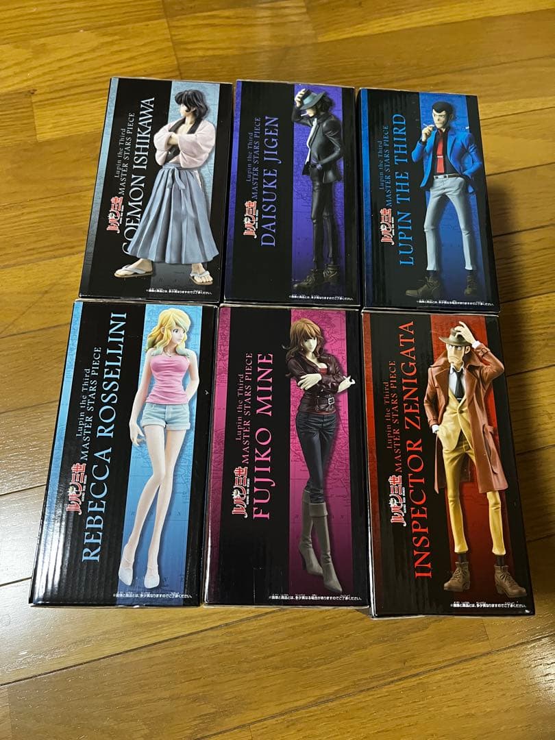 ルパン三世　MASTER STARS PIECE 6点セット　未使用品