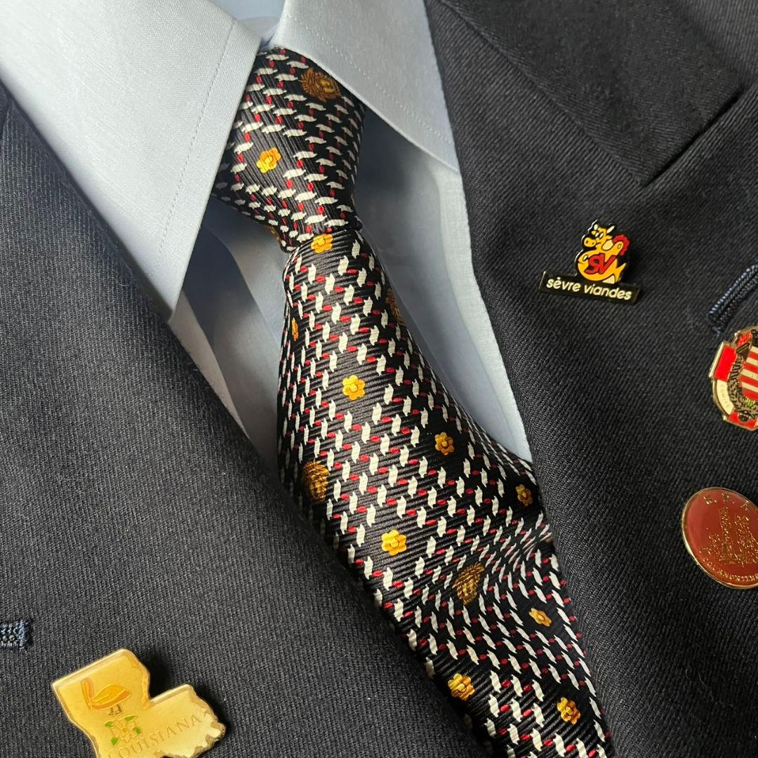 豪華5点セット 小さめ vintage 金ボタン ダブルスーツ 紺