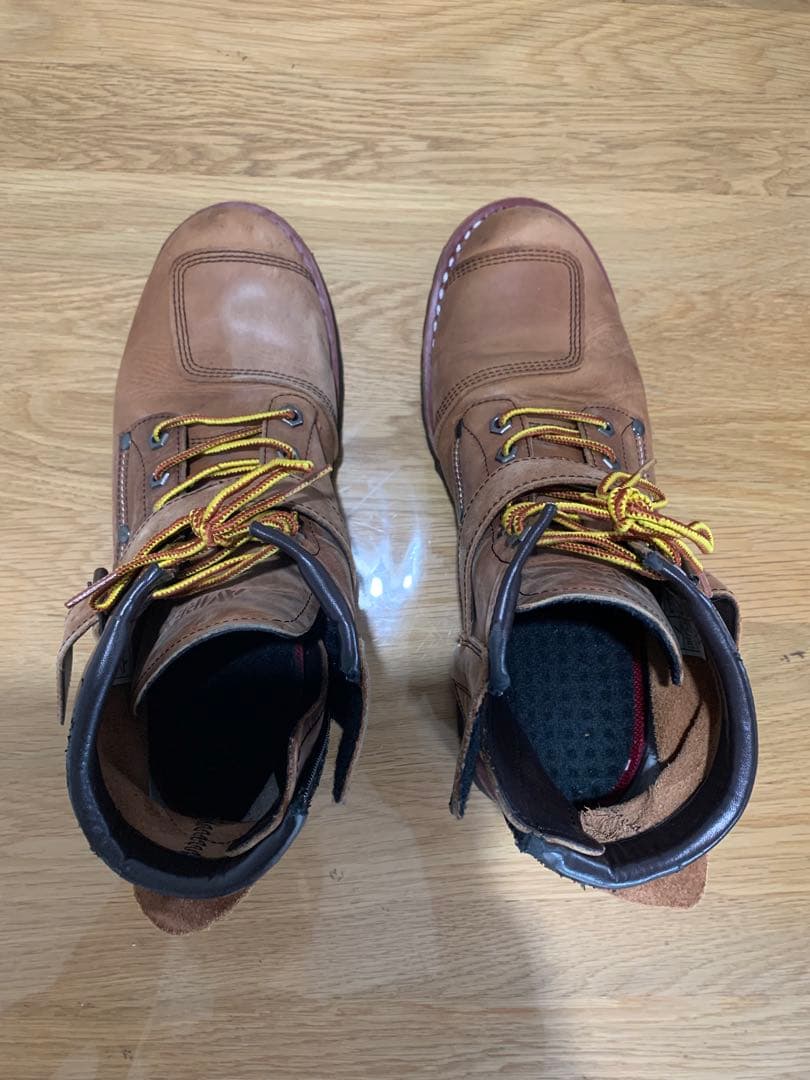 アヴィレックス　バイク用　ブーツ ブラウン