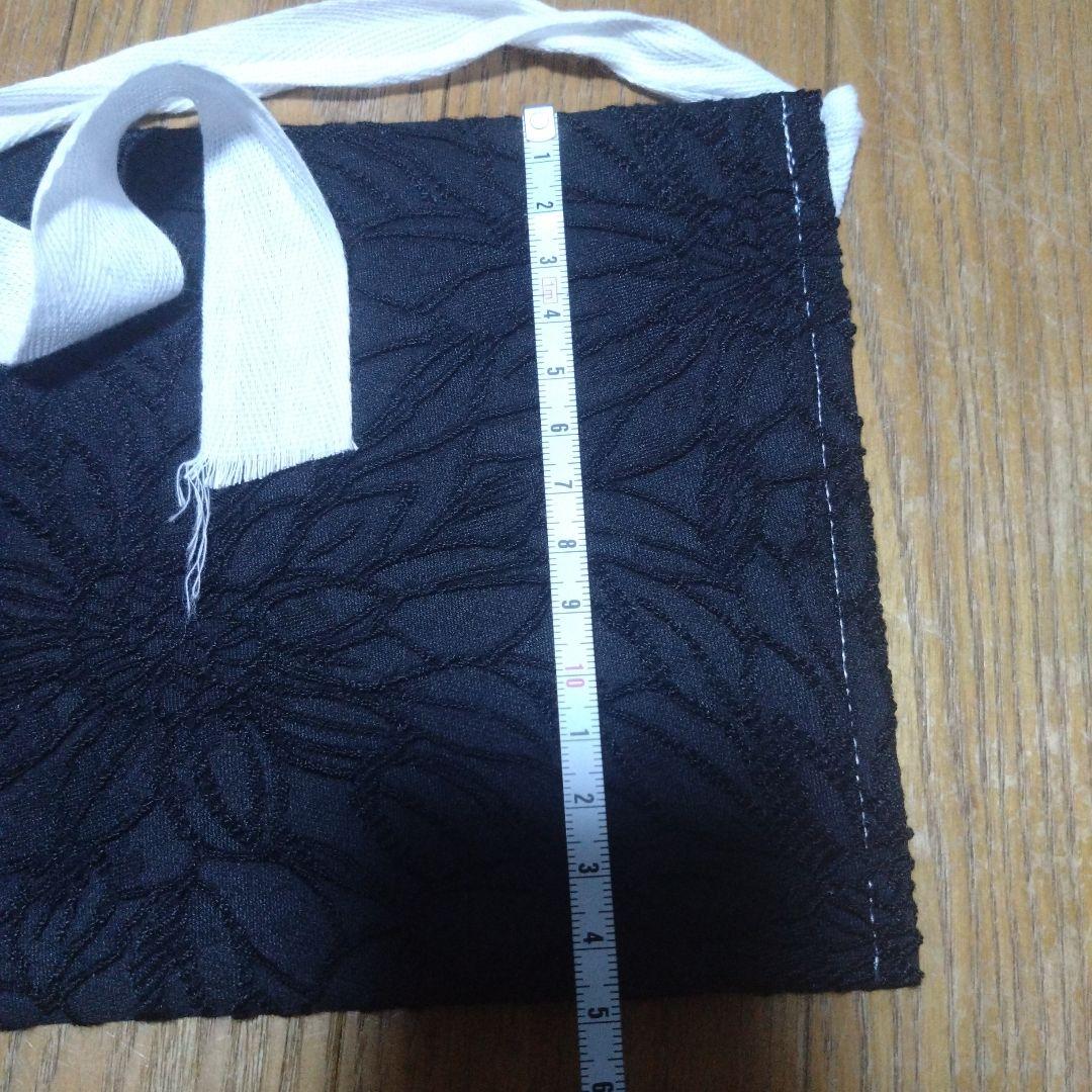 美品★七歳★モダン★黒レース作り帯