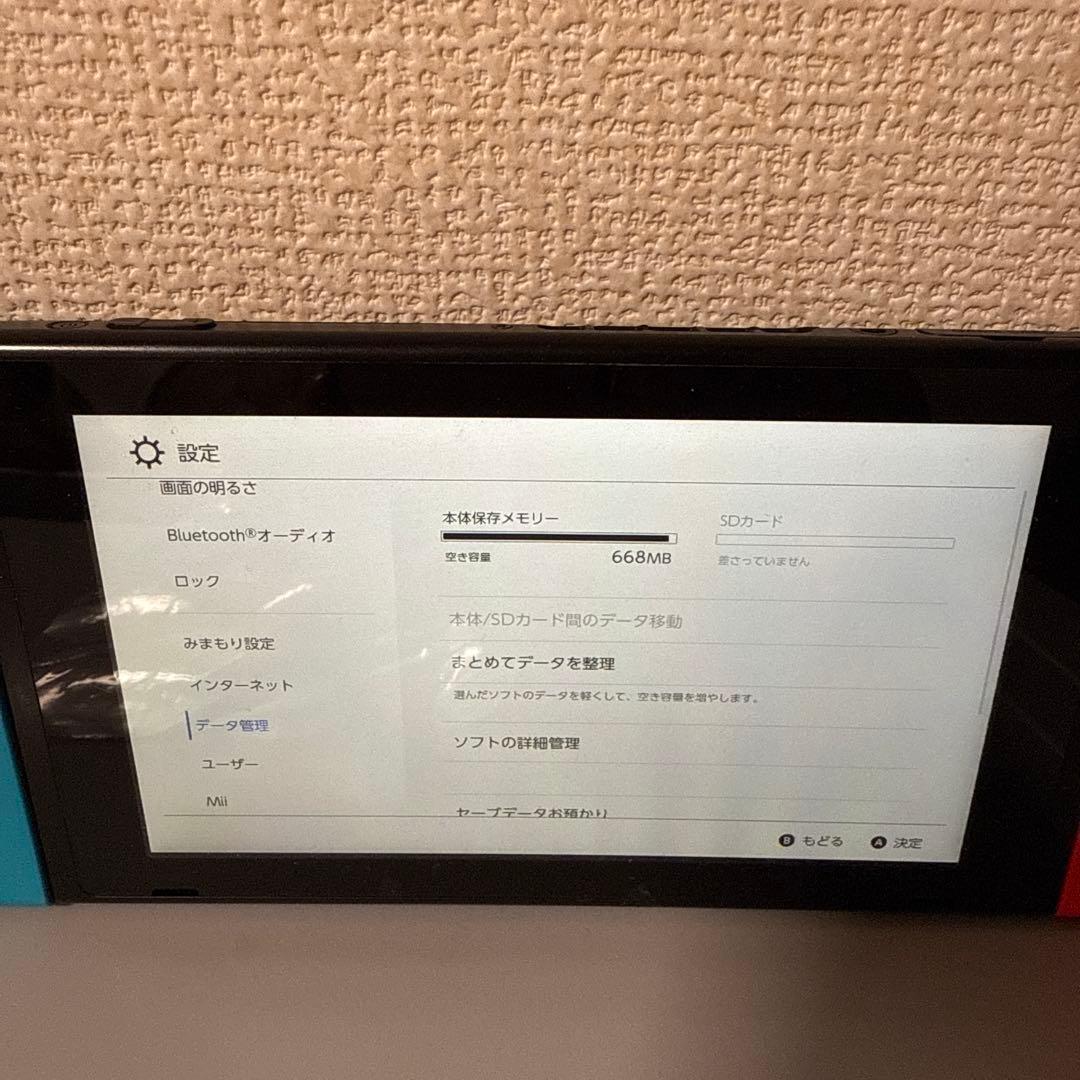 【ジャンク品】　ニンテンドーSwitch ➕カセット