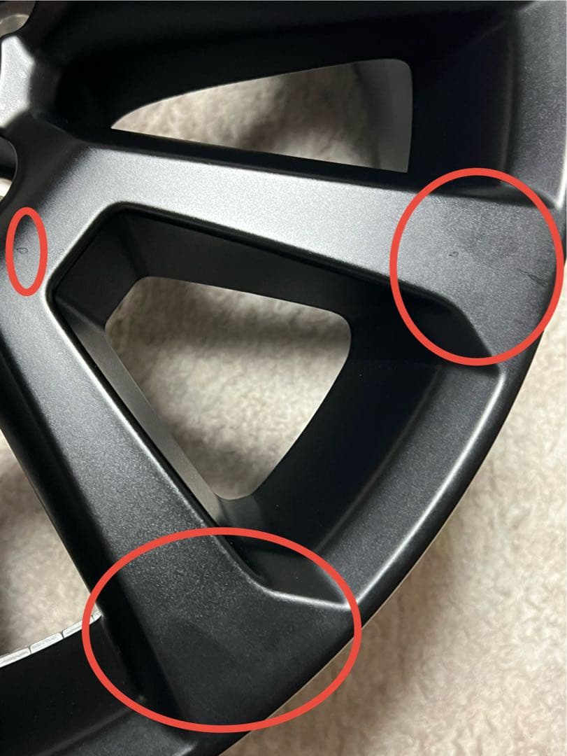 送料込　美品　ランドクルーザープラドマットブラックエディション純正ホイール2️⃣