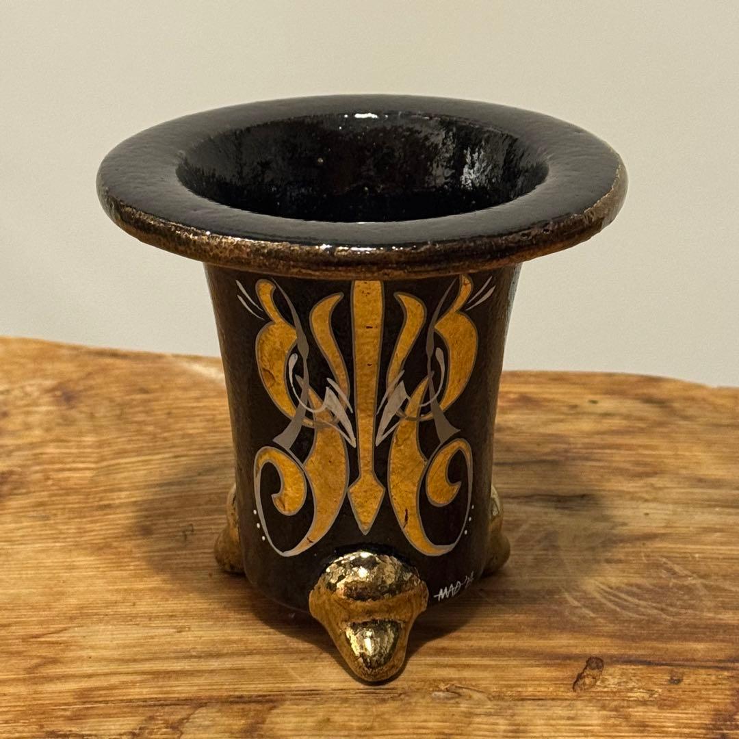 PINSTRIPE-万年青鉢 春光園 植木鉢(新品未使用)