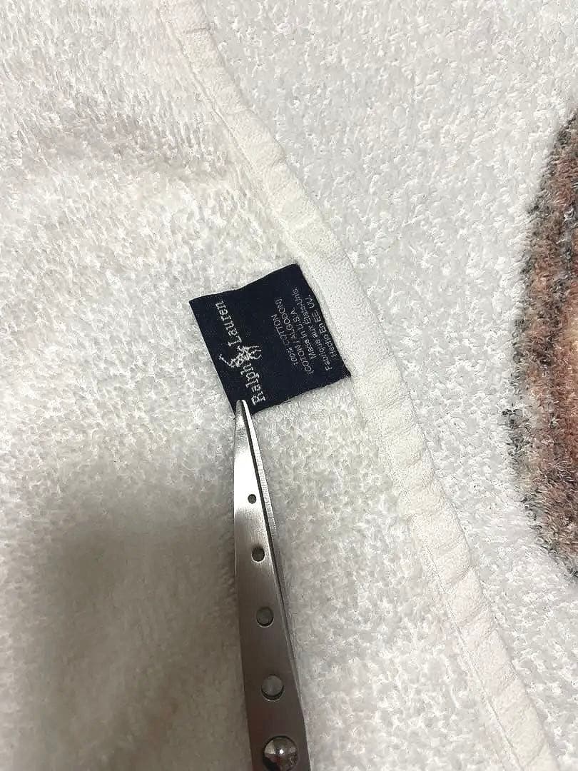 希少　90s USA製　ラルフローレン　ポロベア　ビーチタオル　大判