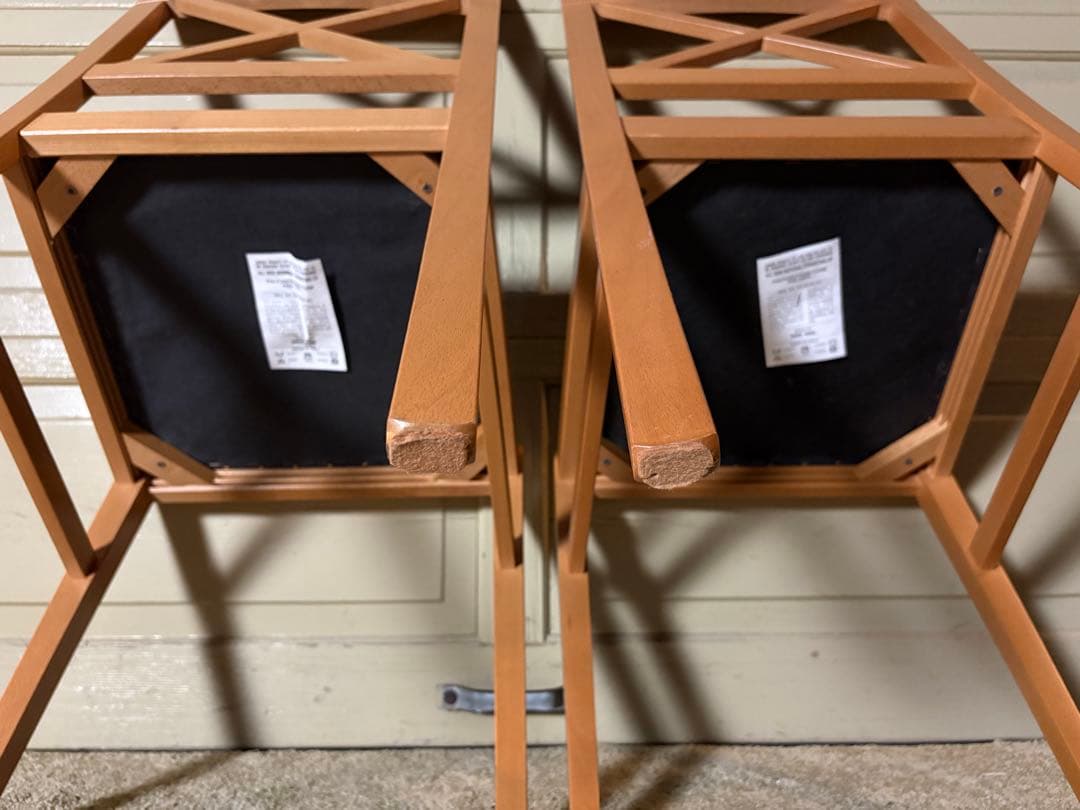 イタリア Calligaris DIVA クロスバックチェア ファブリック張り