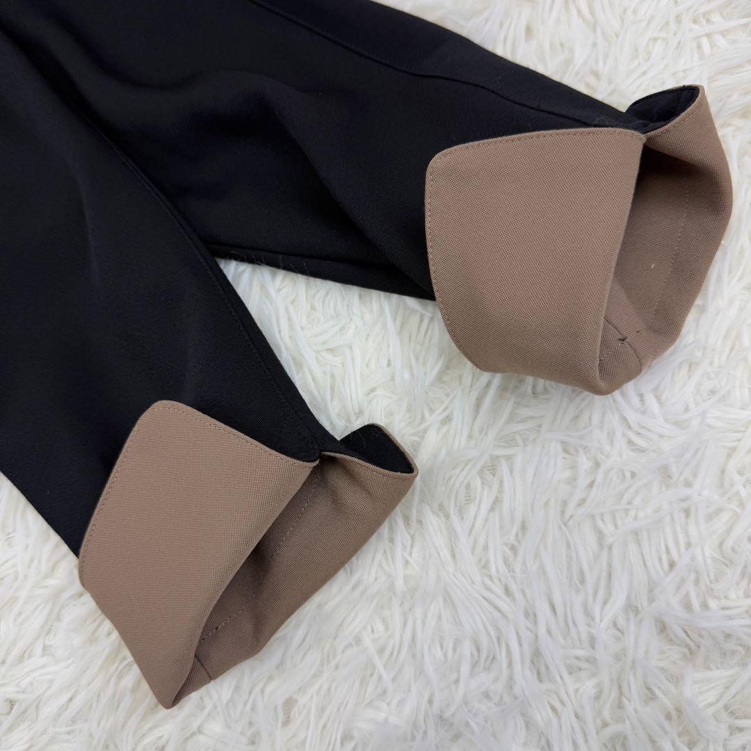 美品 ティエリーミュグレー オールド コート ウールギャバジン ワンピース 黒