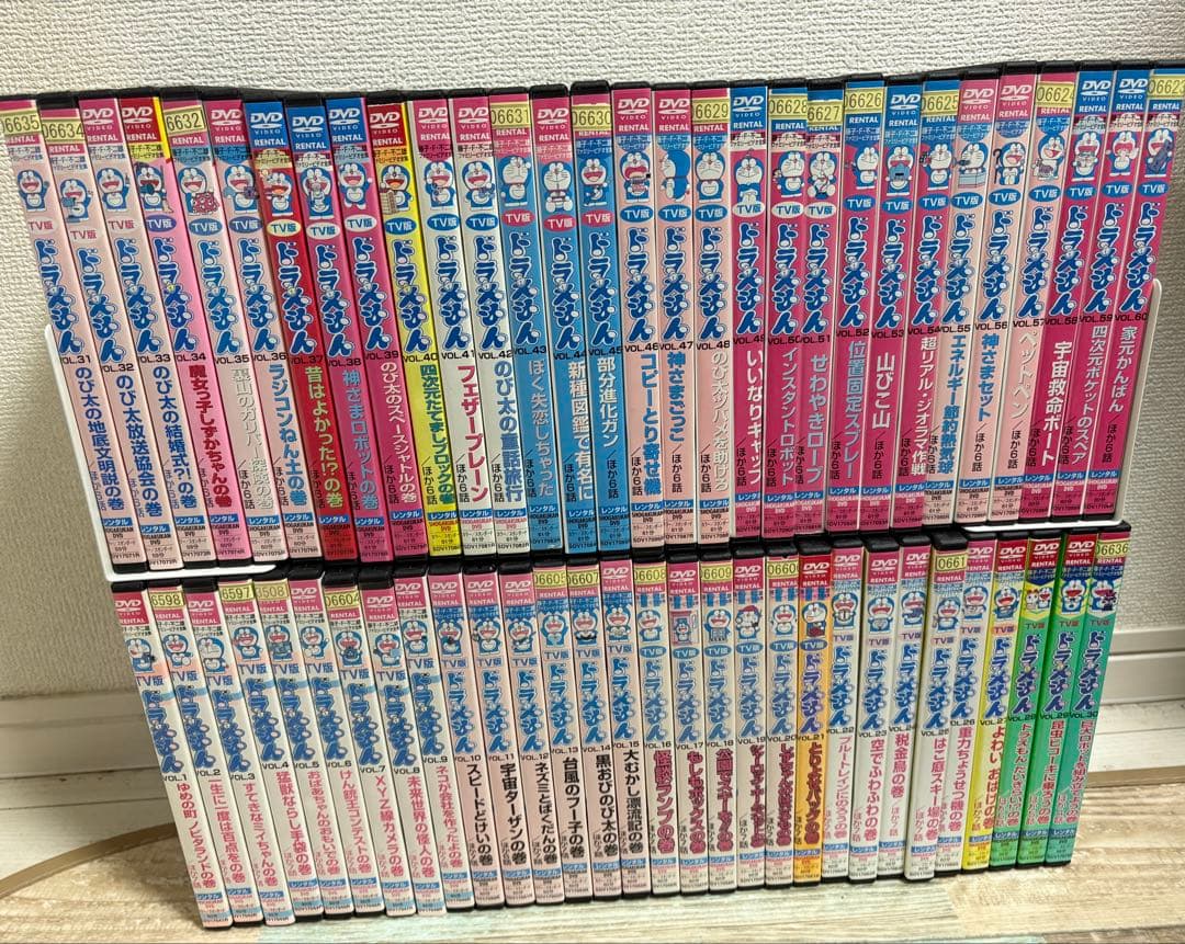 【新品ケース収納】 大山のぶ代 TV版 ドラえもん 全60巻セット DVD