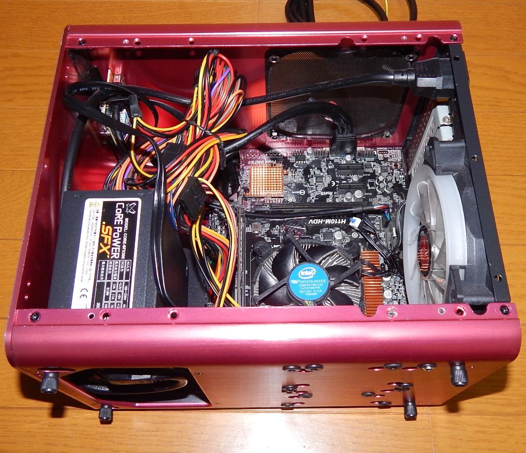 自作 小型デスクトップPC　Core i3 8100/256GB/Win11