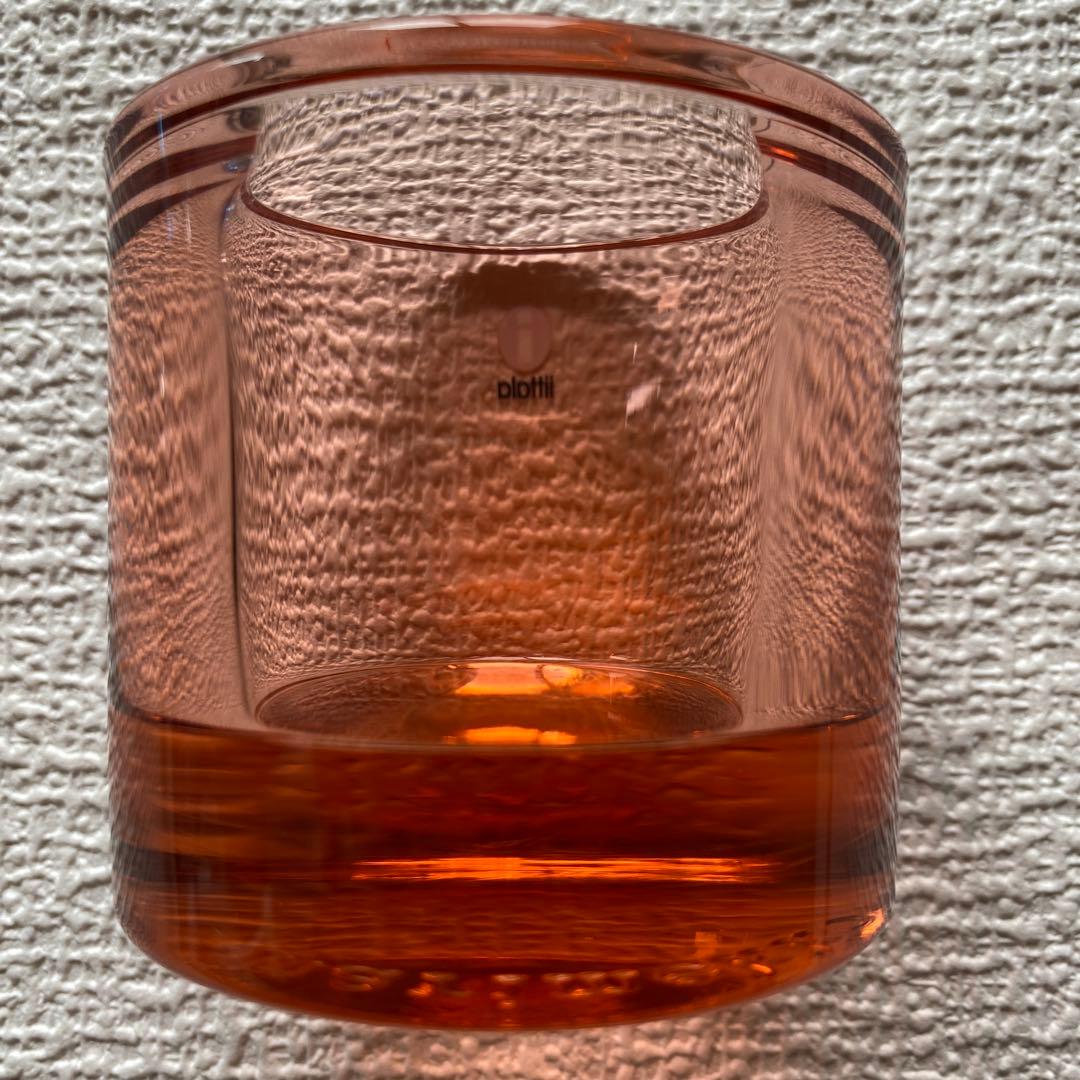 美品✨イッタラ キビkivi キャンドルホルダー　60 薄ピンク系