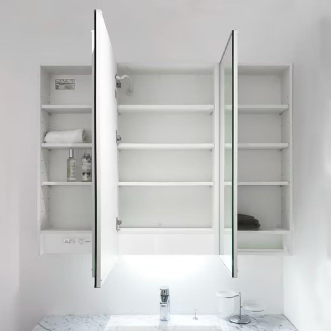 miratap ステムズミラーボックスLED W900