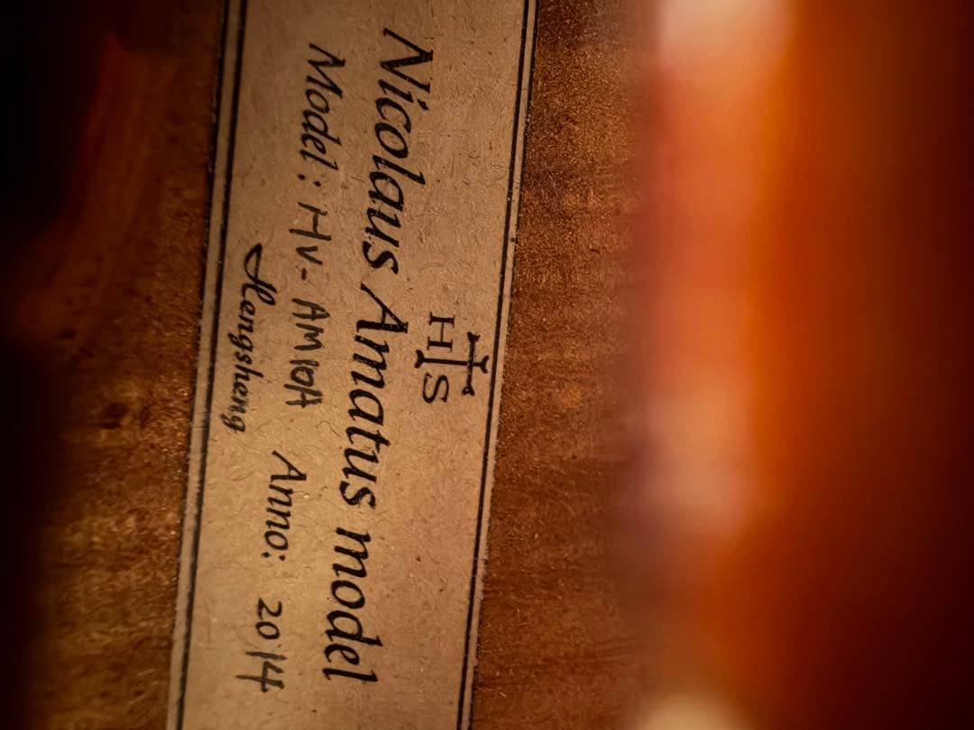 ヘンシェン　バイオリン　HV-AM10A アマティモデル　4/4 2014