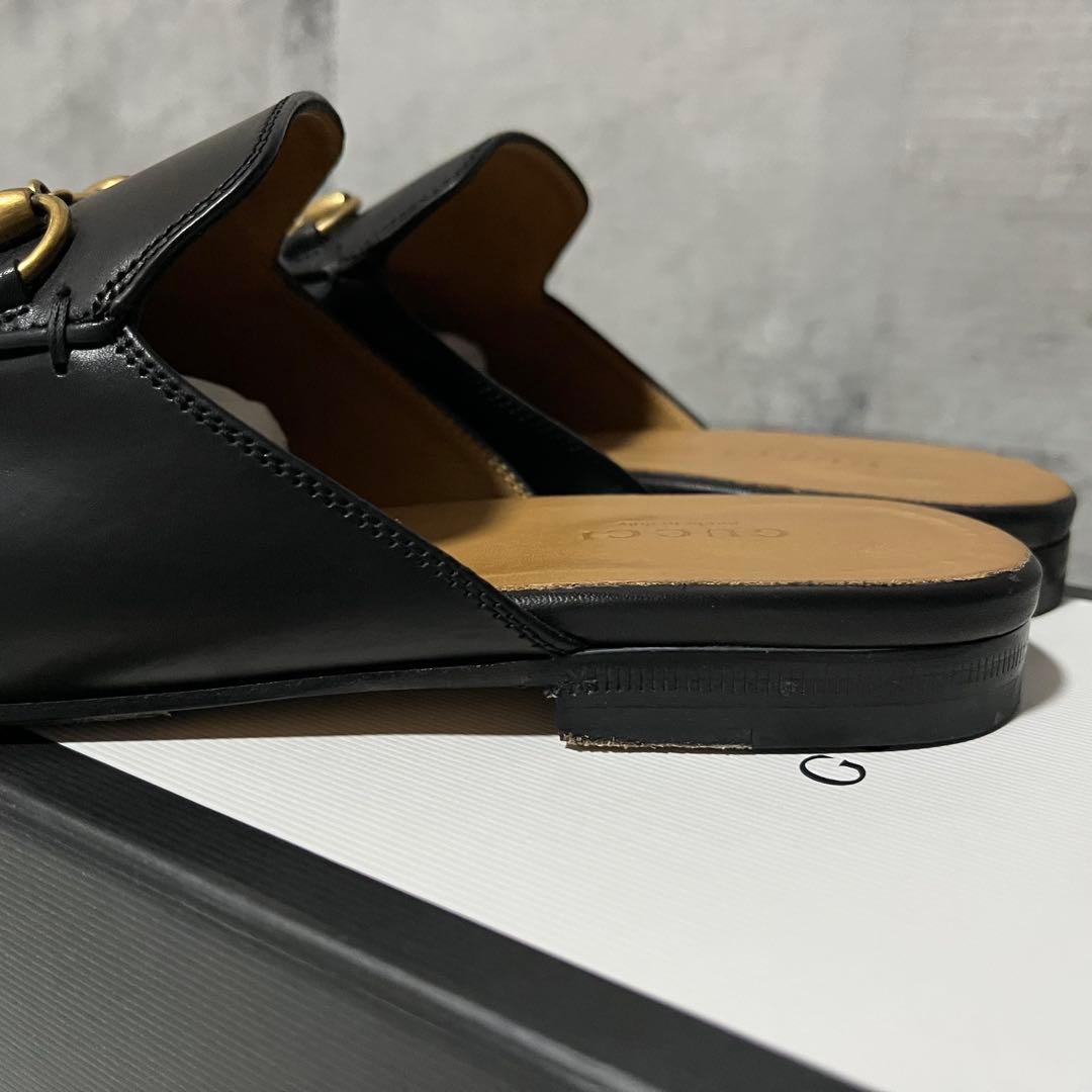美品　GUCCI ホースビットローファー　ミュール　プリンスタウン スリッパ