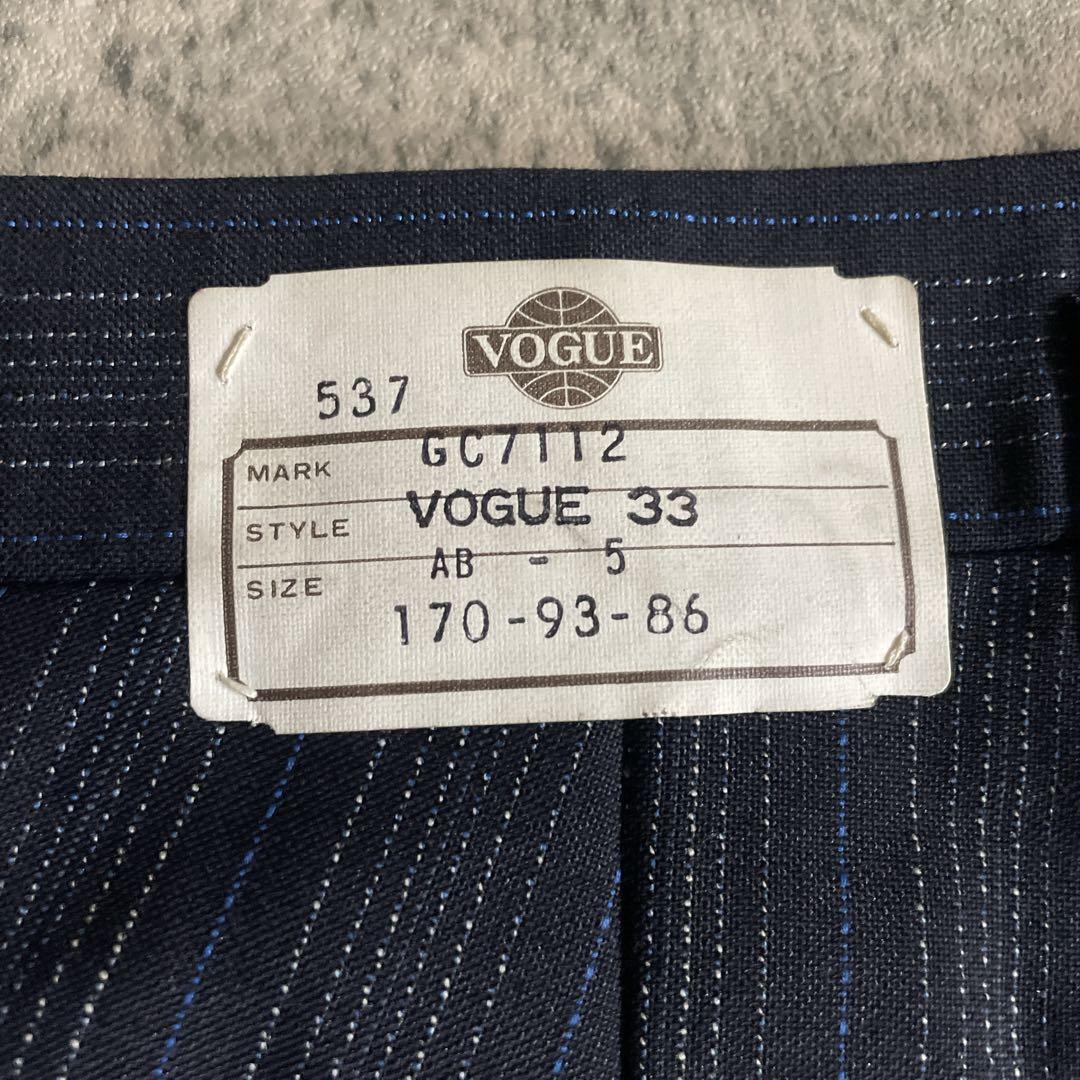 未使用 Christian Dior ディオールネクタイ 極上ウール 濃紺スーツ