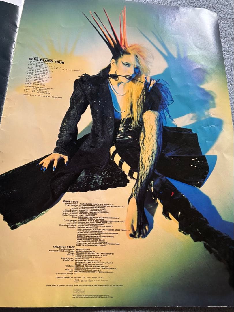 X BLUE BLOOD TOUR パンフ