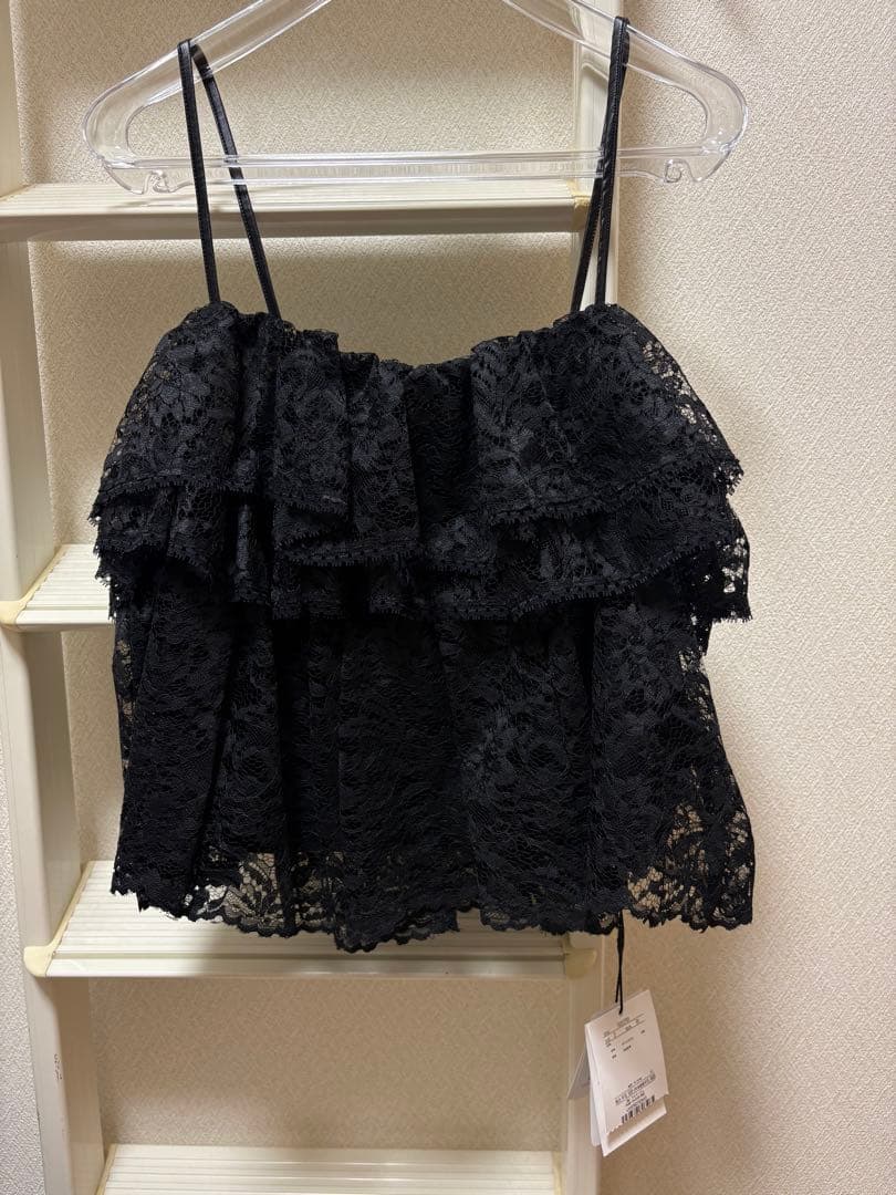 新品 Arpege story アルページュストーリーティアードフリルキャミ