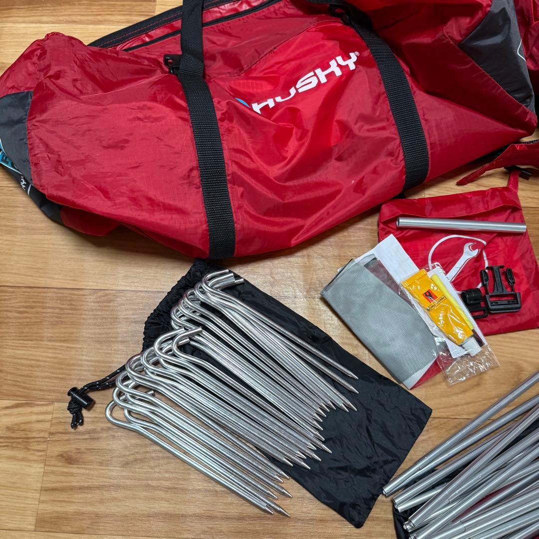 【美品】Husky ハスキー ファイター ２〜３人用テント 高スペック 登山向け