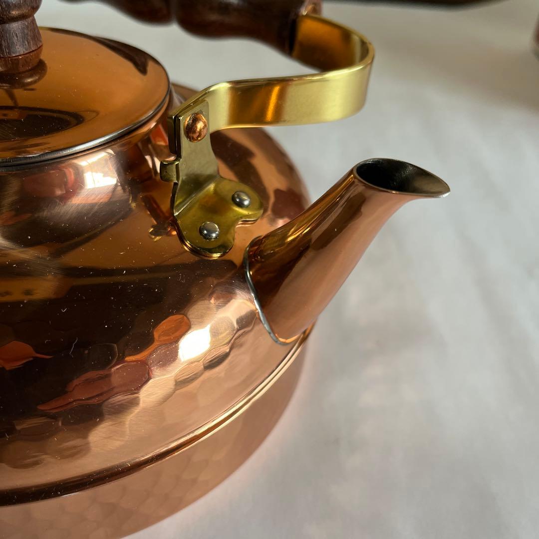 【未使用】COPPER 100 新光金属　1.5ℓケトル　やかん　純銅