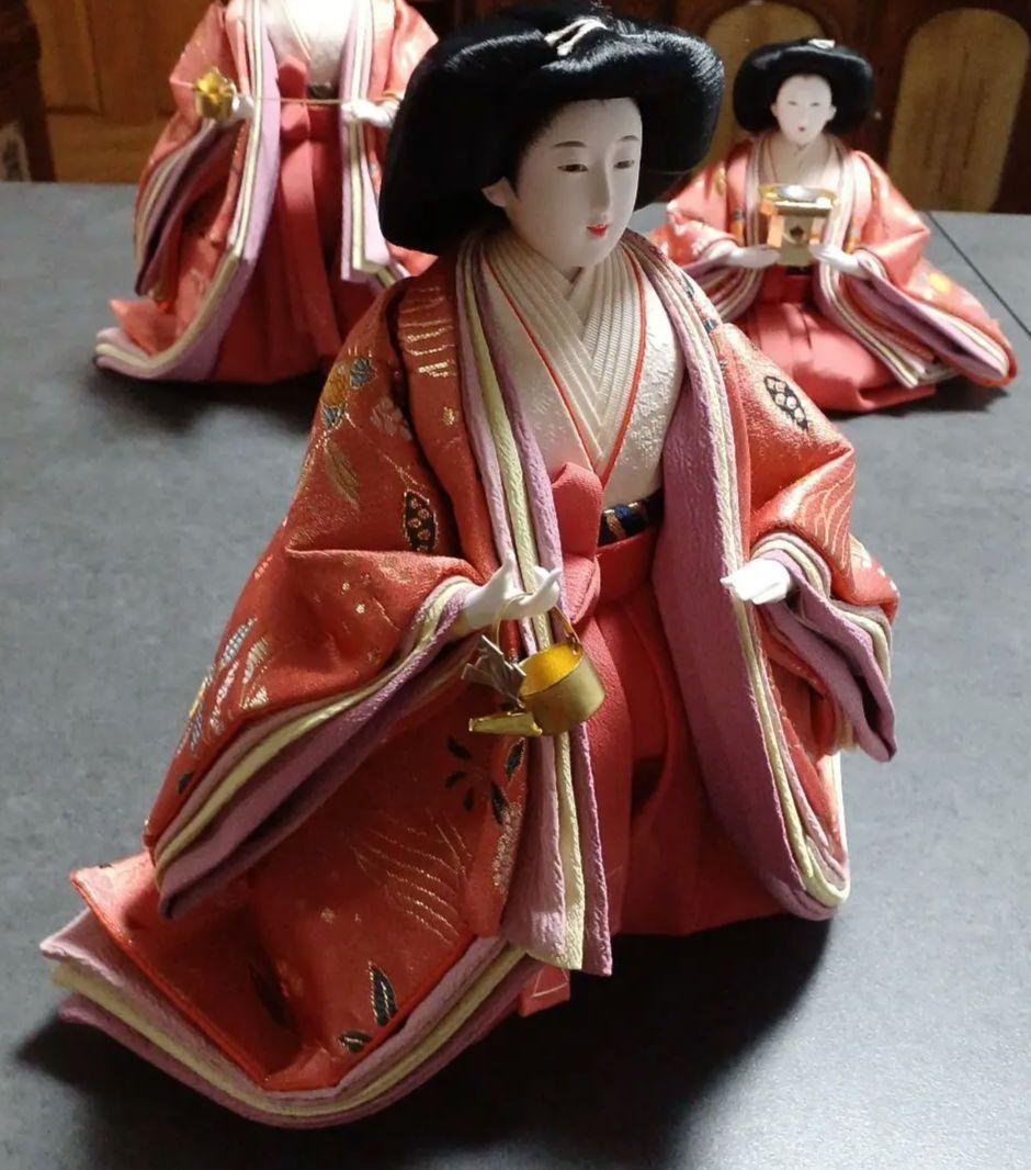 吉徳大光 雛人形 三人官女　初節句　ひな人形　お雛様　お内裏様　ひな祭り