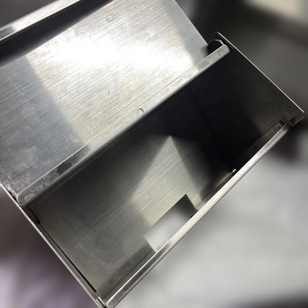 ステンレス　ディスペンサー　3個セット　キッチン　ストロー　割り箸　店舗用品