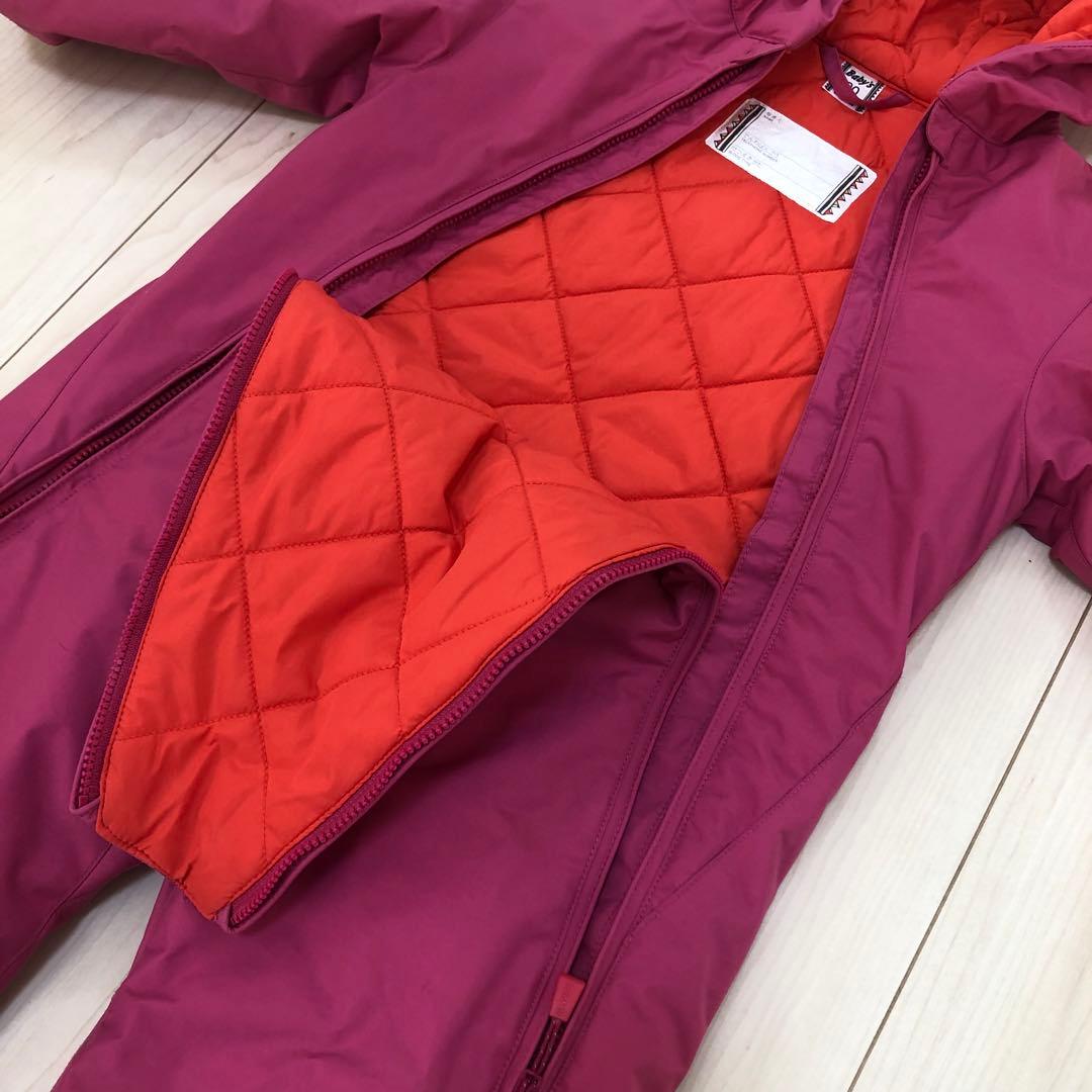 mont-bell ジャンプスーツ 90 ピンク 手袋セット