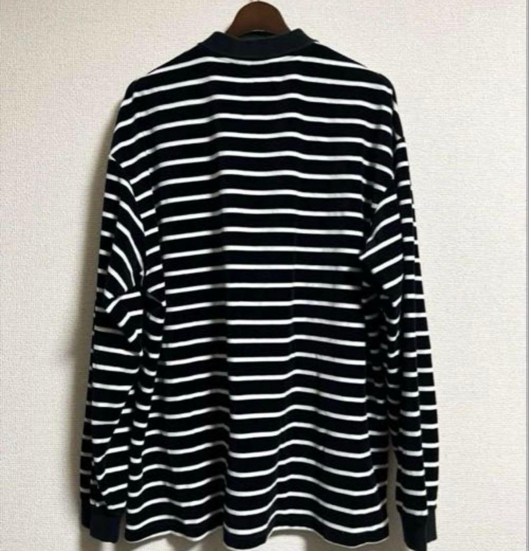 COOTIE Velour Border L/S Polo ベロアロングポロ