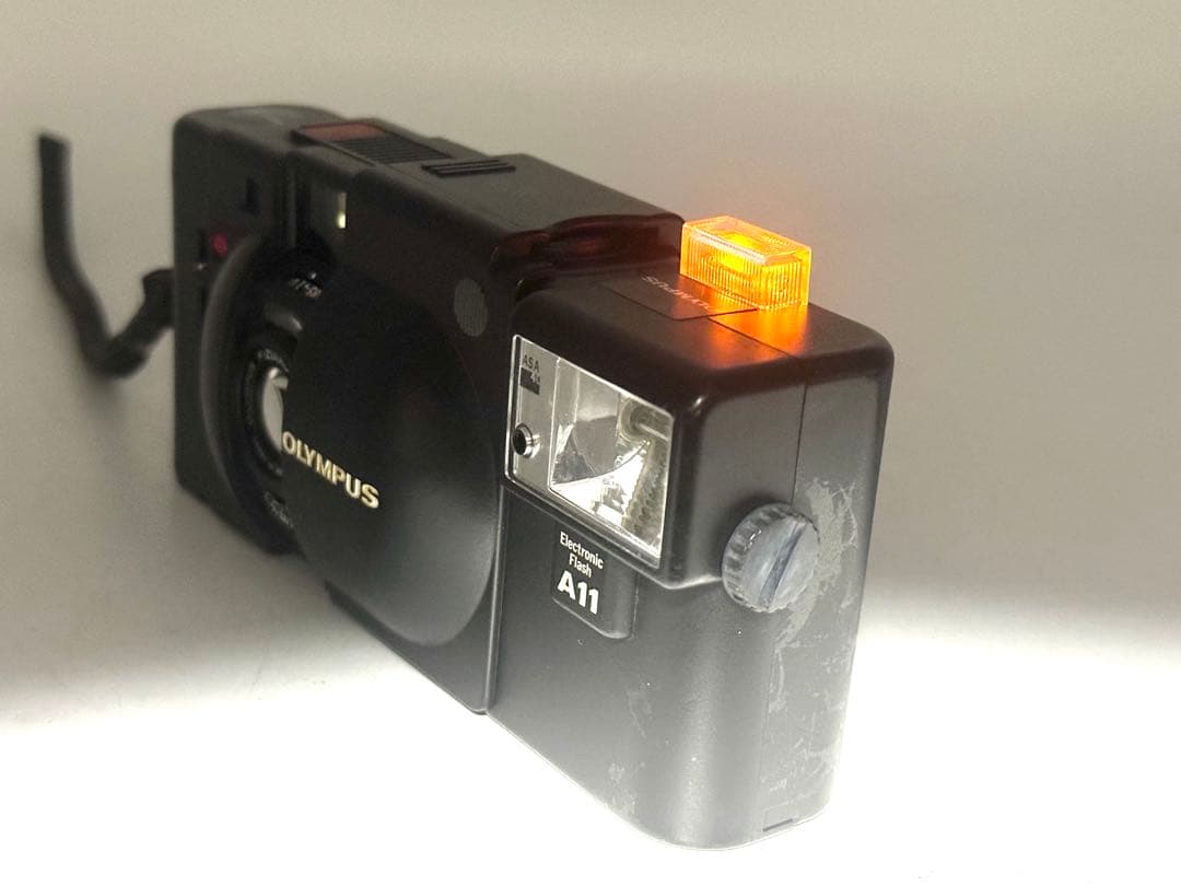 【完動品】OLYMPUS XA + A11 フィルムカメラ 動作確認済み