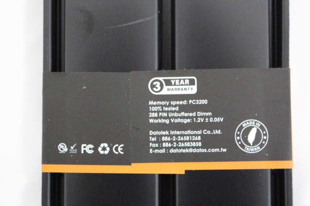 【新品未開封】DATO DDR4-3200 16GB 8GBx2枚 ③