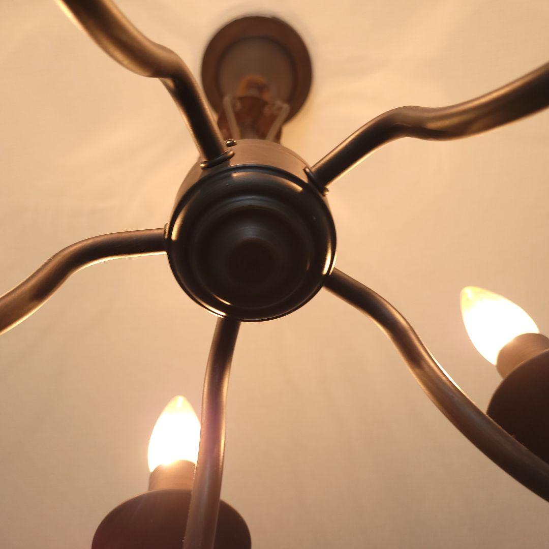 ヤザワ ブロンズシャンデリア 5灯 クラシックスタイル