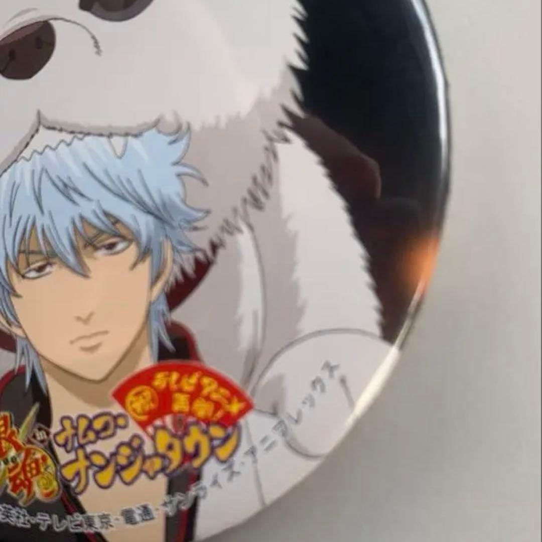 銀魂 ナンジャタウン 缶バッジ 坂田銀時 定春