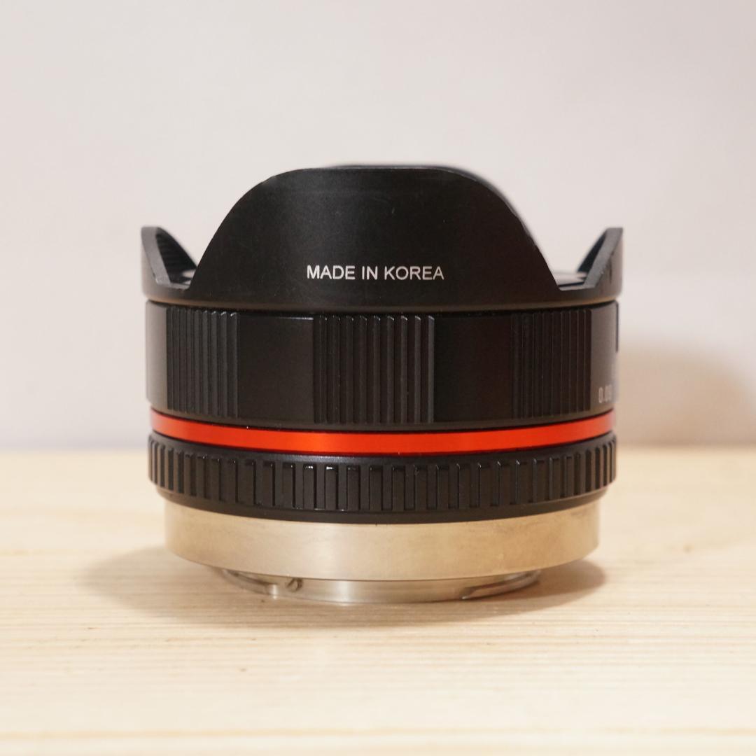 【動作確認済】SAMYANG 7.5mm 1:3.5 UMC Fish-eye