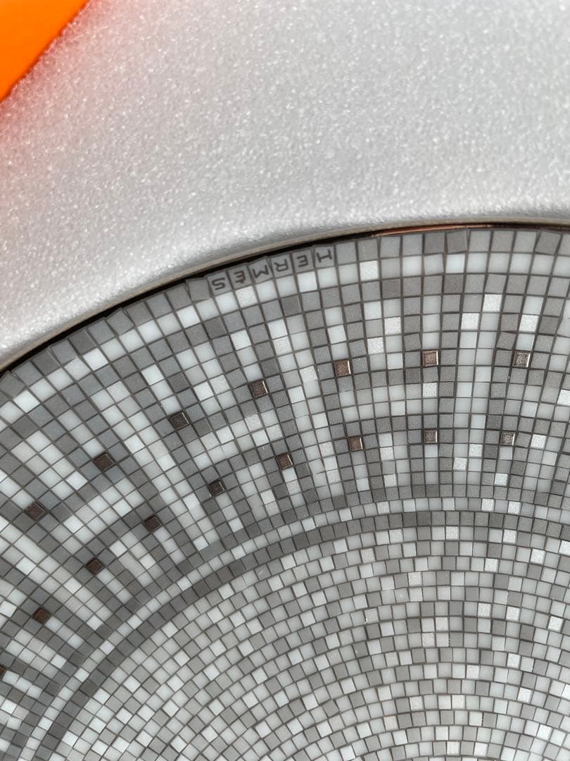 ⭐︎新品未使用⭐︎エルメス　デザートプレート 〈モザイク 24〉 プラチナ