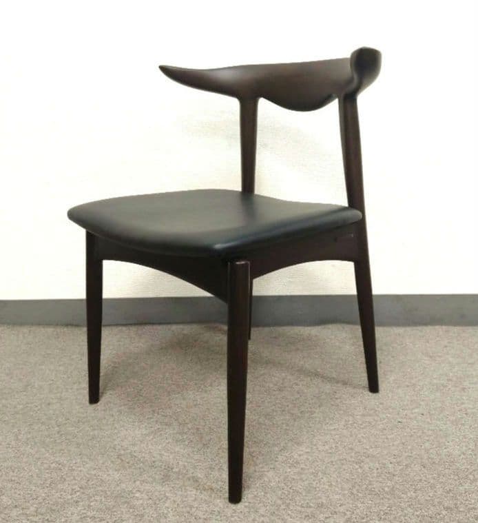美品 AREA エリア chair A-5 ブルホーンチェア ダイニングチェア