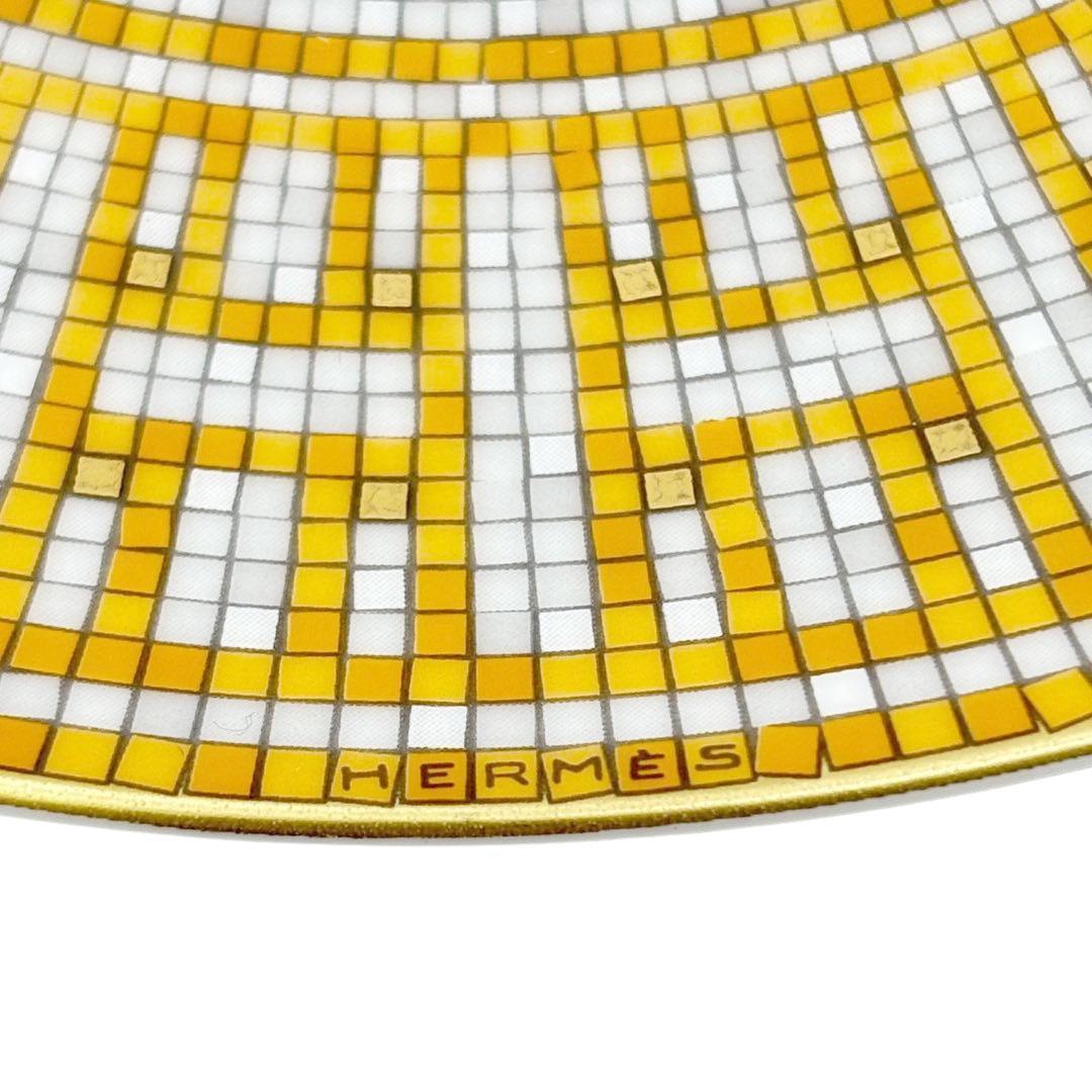 【超美品】エルメス モザイク24 デザートプレート 21cm ゴールド 1M28