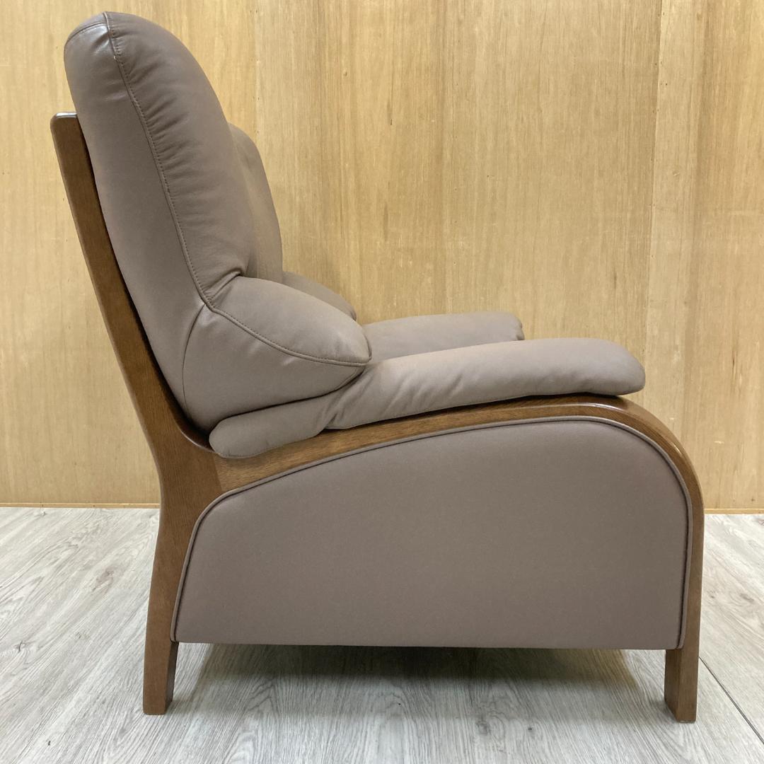 【マルニ】本革　1人掛けソファ　1Ｐソファ 　シングルソファ