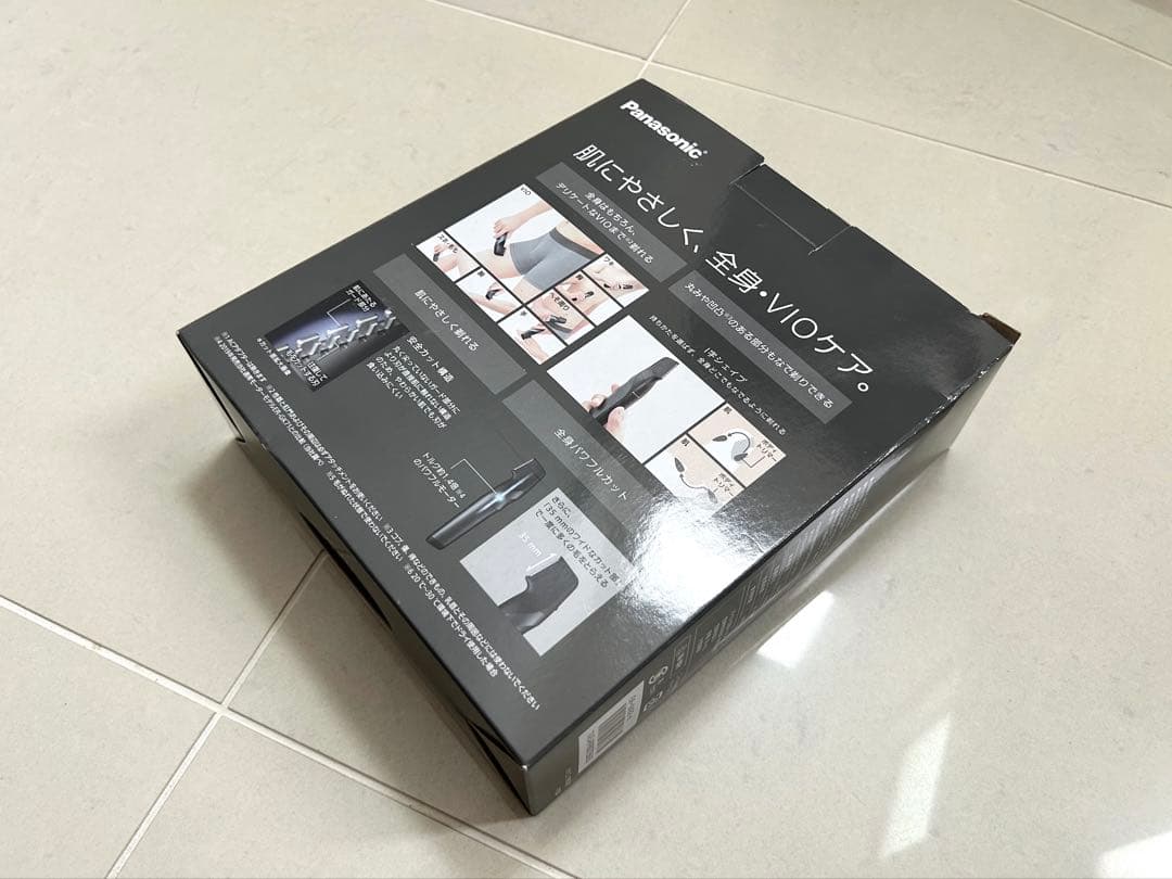 【新品】Panasonic BODY&VIO ER-GK82-K ボディトリマー