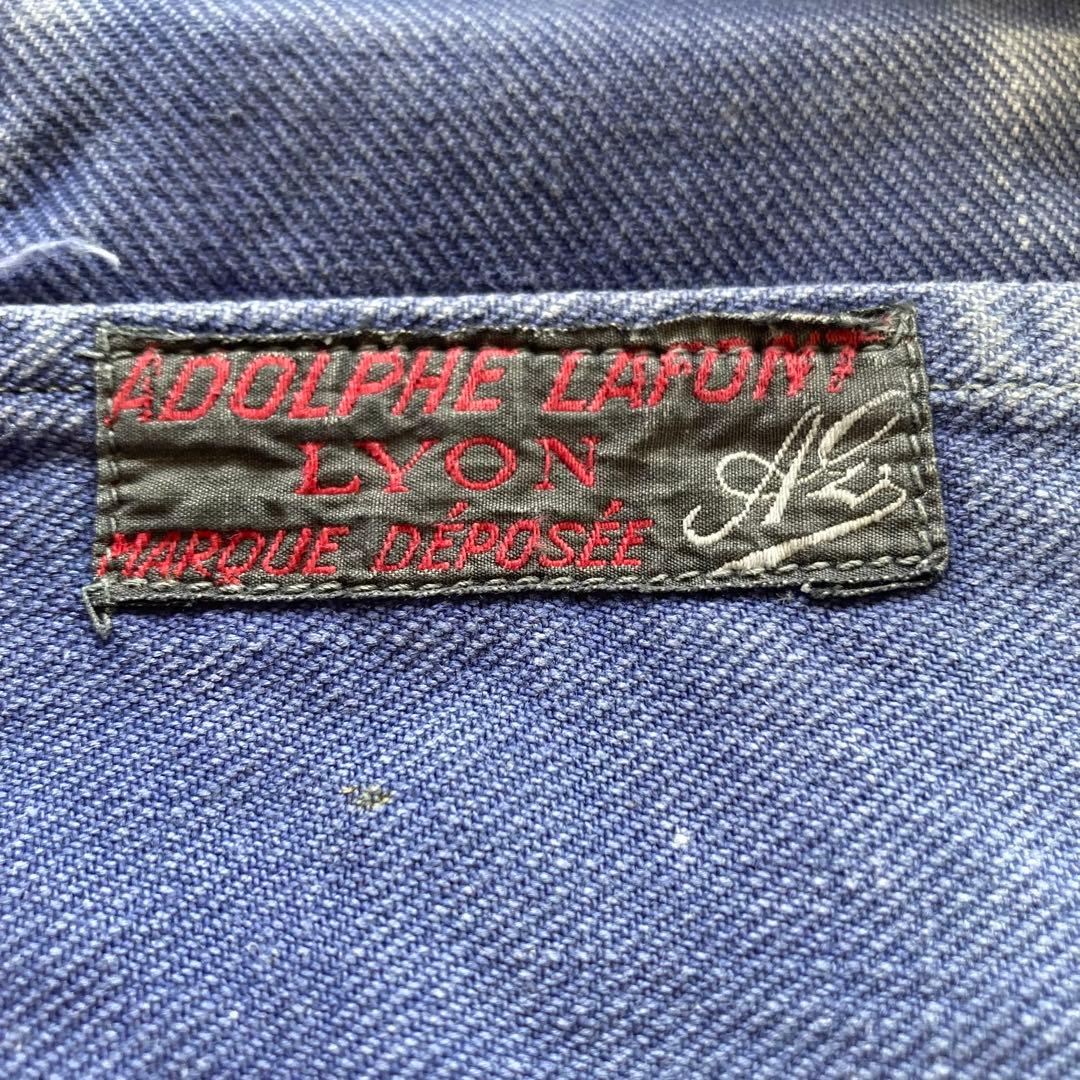 40〜50s フレンチ ヴィンテージ カバーオール モールスキンジャケット ボロ