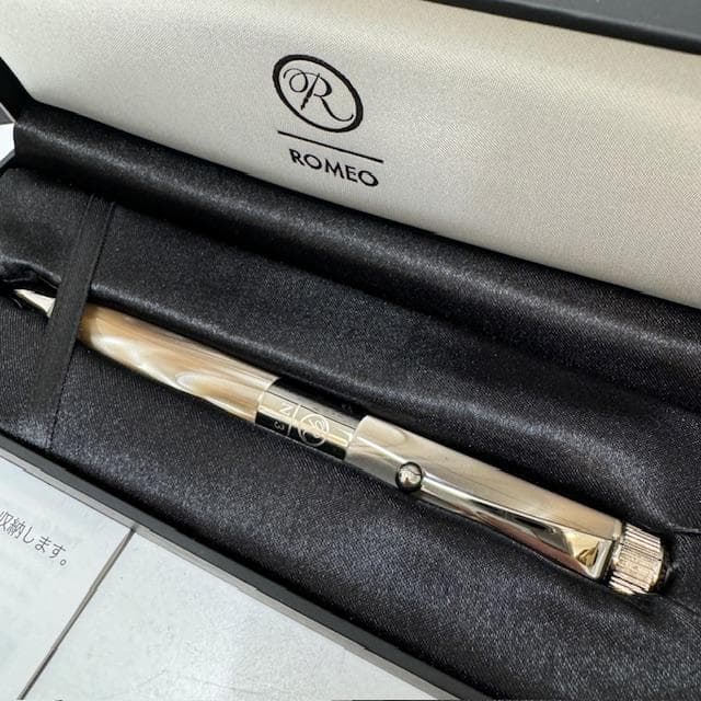 GA1492◆ロメオ ROMEO №3 ボールペン イタリアンベージュ 未使用♪