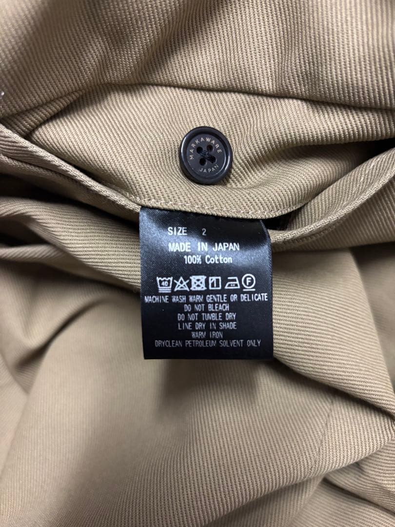 MARKAWAREチノ　ワイドパンツ