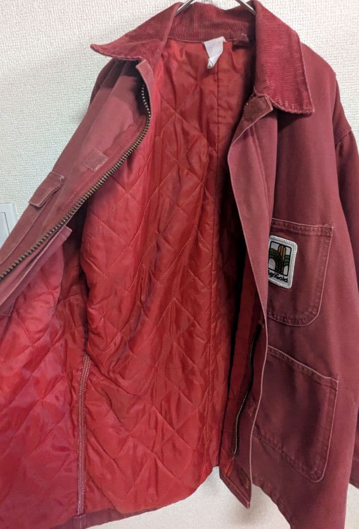 ※コバルトブルーさま専用※Carhartt　チョアコート　ダック地　赤