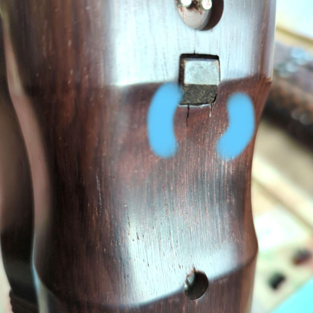 胡涵柔製作 未使用17 最上級明清老紅木 螺鈿薔薇二胡