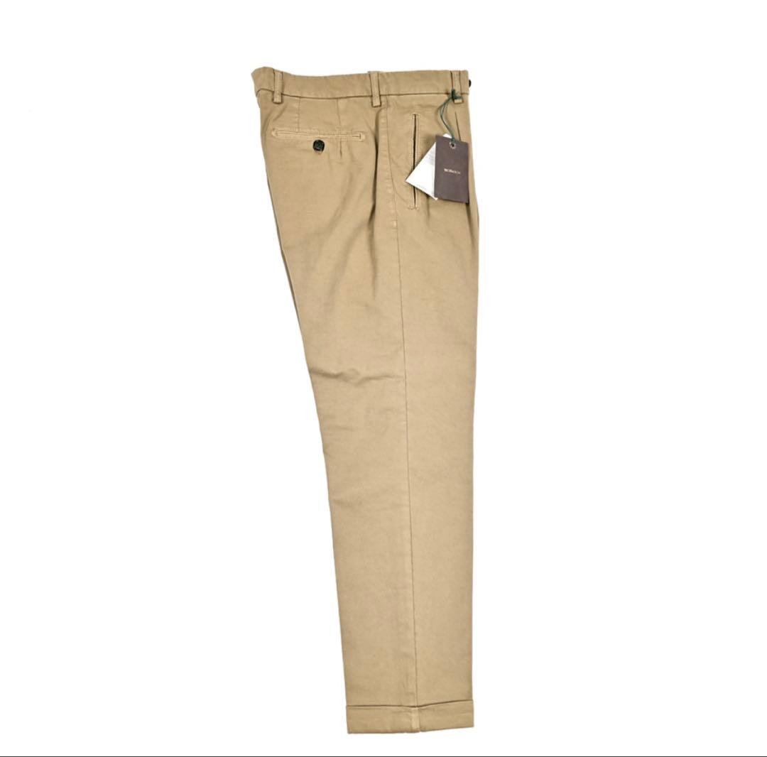 【新品】ベルウィッチ BERWICH スラックス ワンタック チノパンツ　48