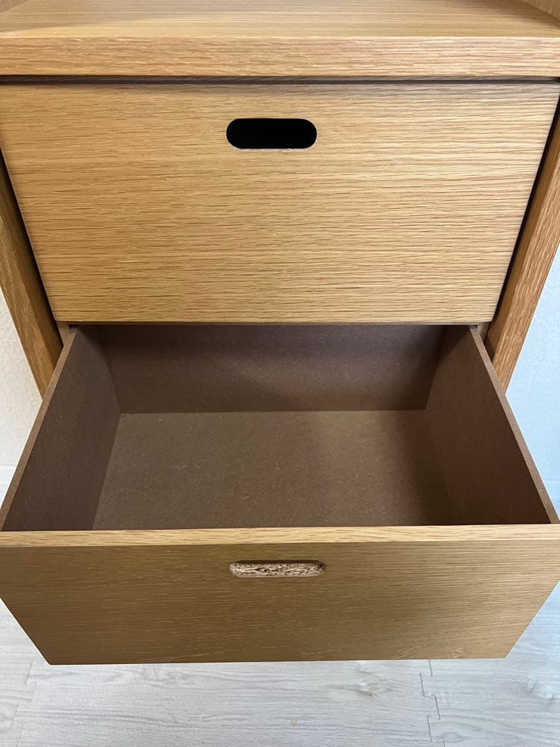 無印良品 スタッキングシェルフ 3段 スタッキングチェスト引き出し セット