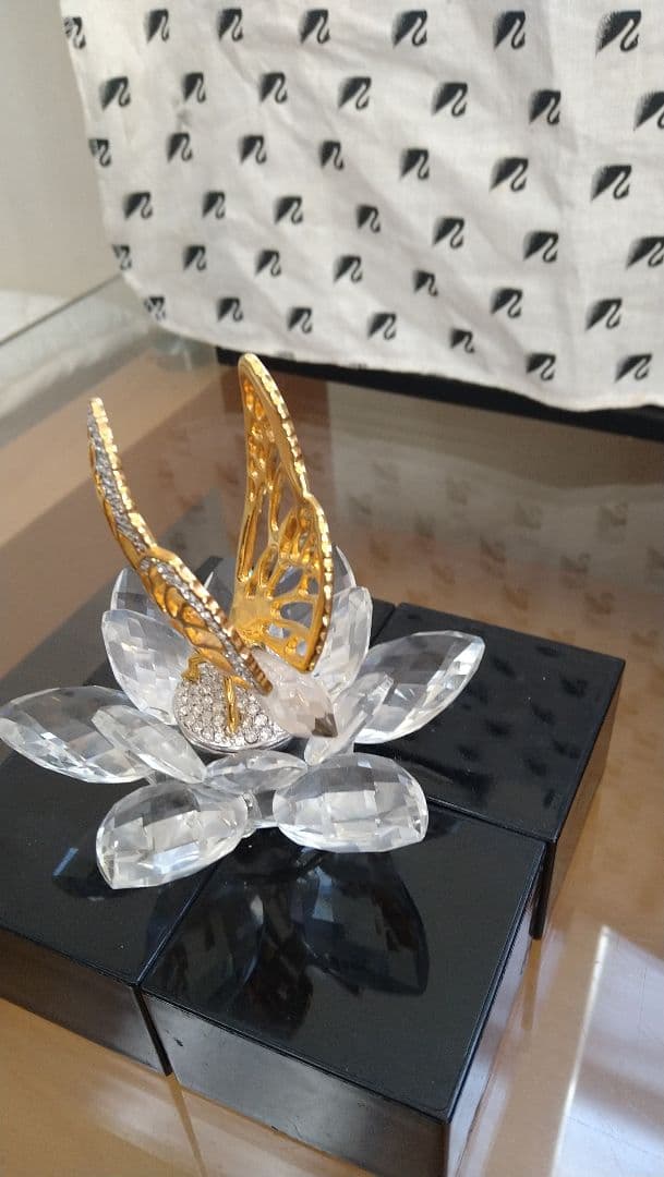 Swarovski スワロフスキー バタフライ 蝶 置物 クリスタル