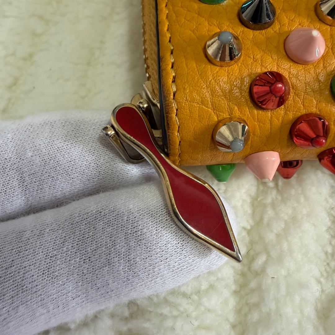 ✨️美品✨️ルブタン 長財布 パネトーネ ラウンドジップ マルチカラー レザー