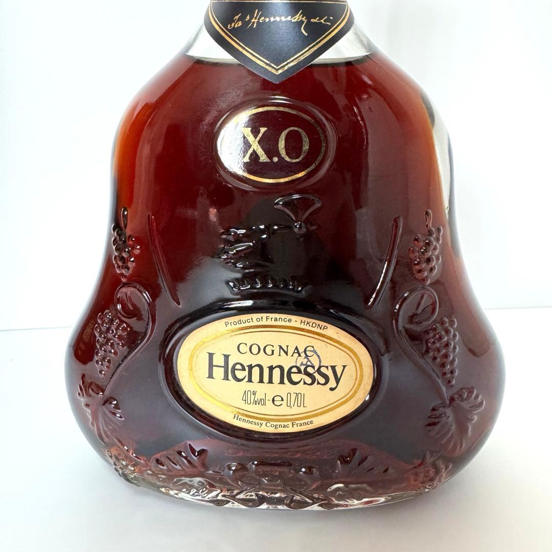 Hennessy XO COGNAC 金キャップ クリアボトル 未開栓