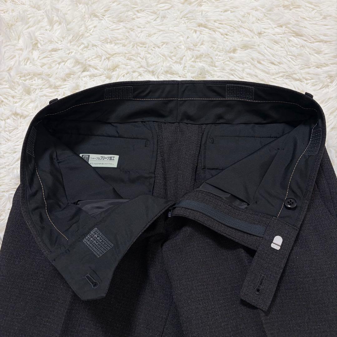 【極美品】パーフェクトスーツファクトリー 洗える3ピースセットアップ ブラウン