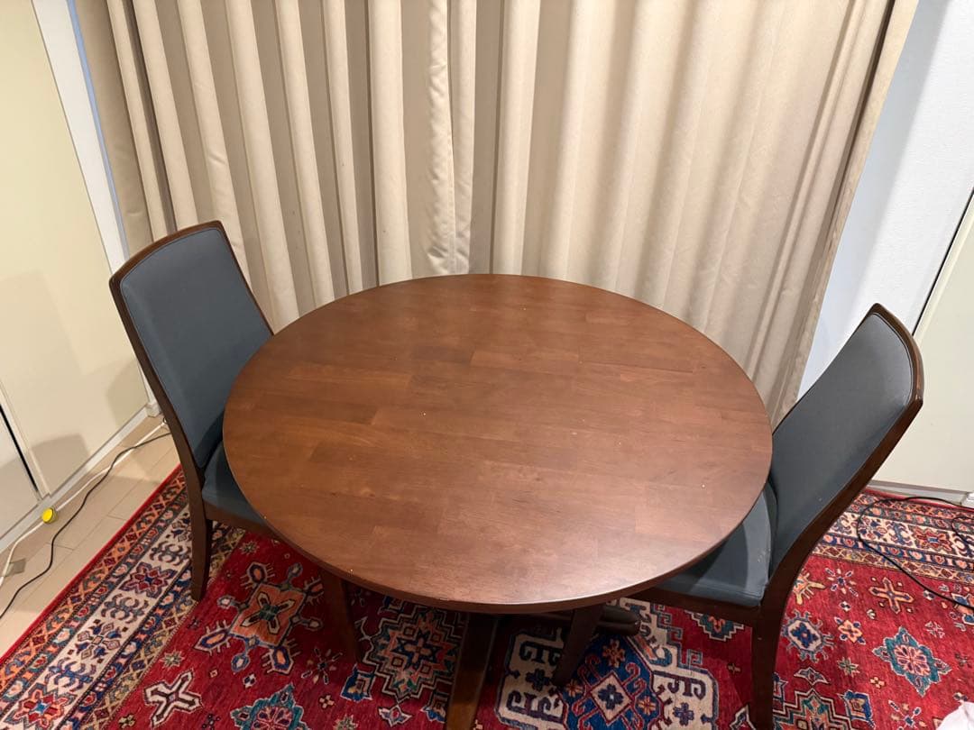 天然木ダイニングテーブル 1100mm