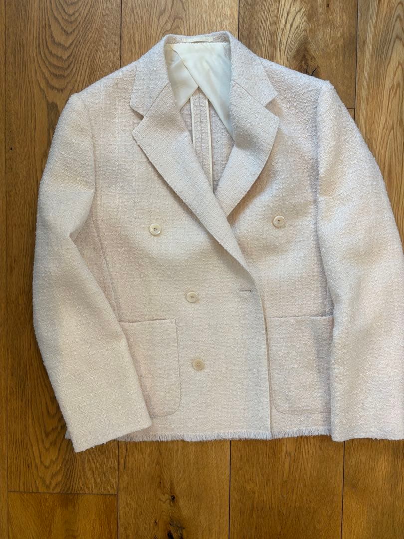 drawer spring ツイードフリンジ　テーラードジャケット　アウター